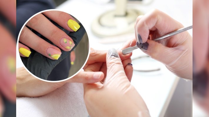 Sherbet lemon nails. Modny kolor w manicure i nie tylko na koniec lata