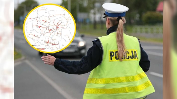 Na tych polskich drogach mandat jest pewny. Mapa kontroli