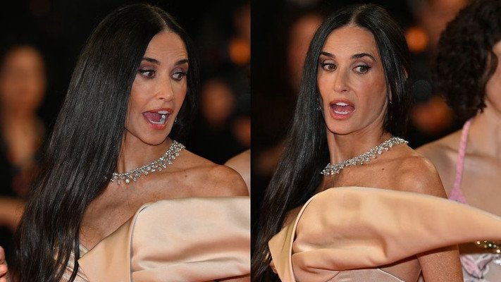 61-letnia Demi Moore jak wino. Zrobiła furorę w fikuśnej kreacji w Cannes