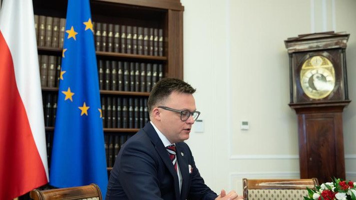 Rozmowa telefoniczna Marszałka Sejmu z prezydentem elektem Republiki Słowackiej